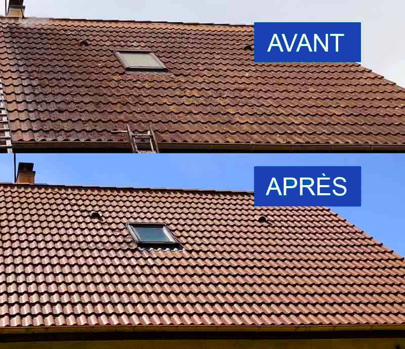 Nettoyage toiture - PROEDDY COUVREUR 72 : artisan couvreur sur LE MANS et les alentours dans LA SARTHE (72) : Entretien de toiture : Nettoyage toiture, démoussage, traitement anti mousse par pulvérisation toiture, peinture hydrofuge toit sur LE MANS et les alentours dans LA SARTHE (72)